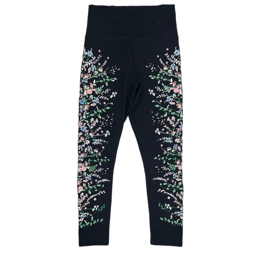 {EVCR} Floral 7/8 High Waisted Yoga Gym Workout Tights Leggings Pants